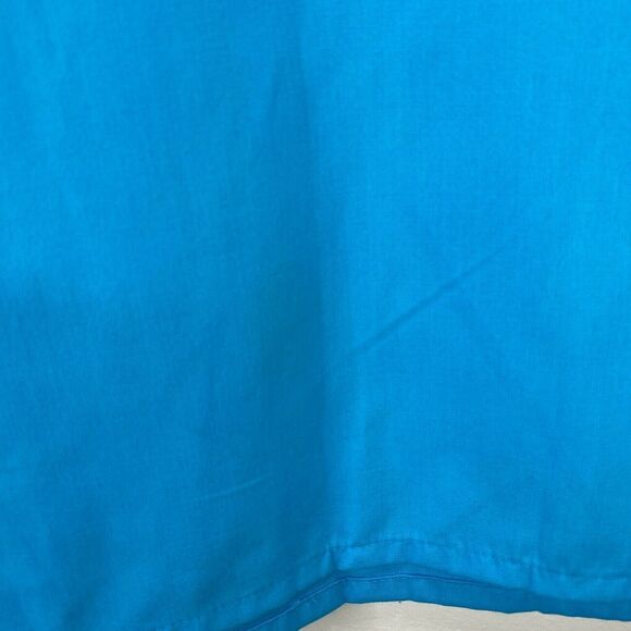 Walmart Solid Blue Scrub Top Shirt Size Small S - Picture 8 of 10